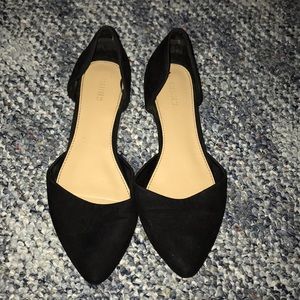 Faux Suede Pointed Professional Shoe